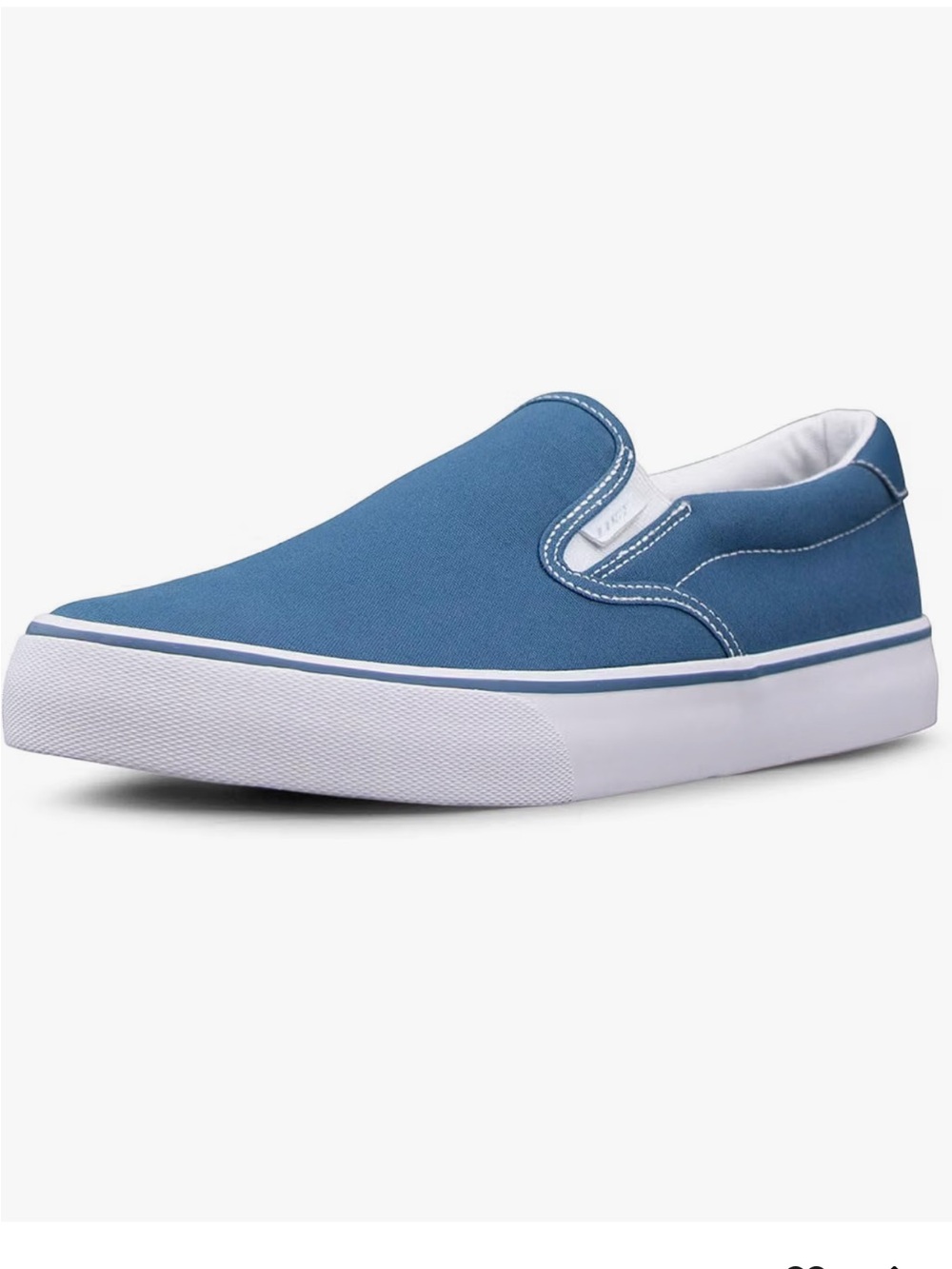 Lugz Men's Slip-On Canvas Sneaker - Blue with White Trim